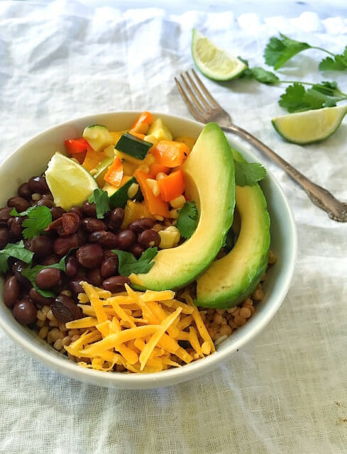 Sorghum Burrito Bowls