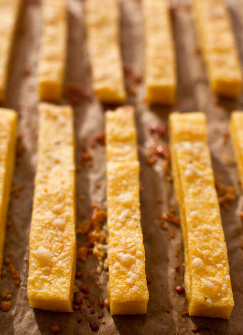 Parmesan Polenta Fries