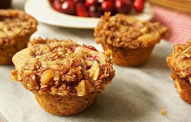 cranberry streusel muffins