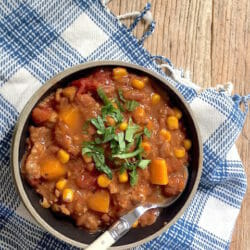 Slow Cooker Butternut Squash Chili