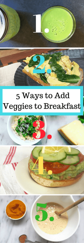 eat vegetables at breakfast