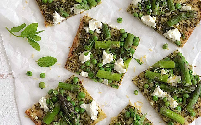 Spring Vegetable Pizza