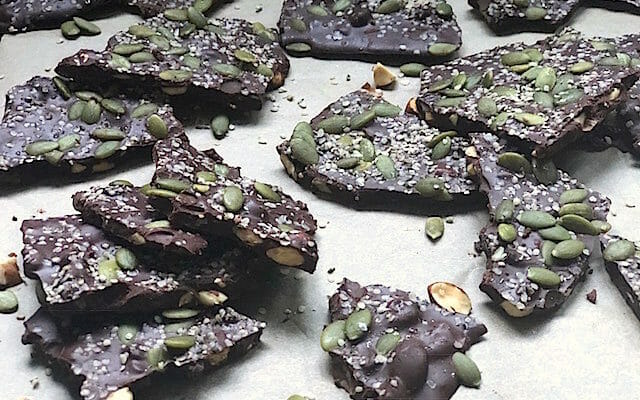 Healthy Dark Chocolate Bark Recipe