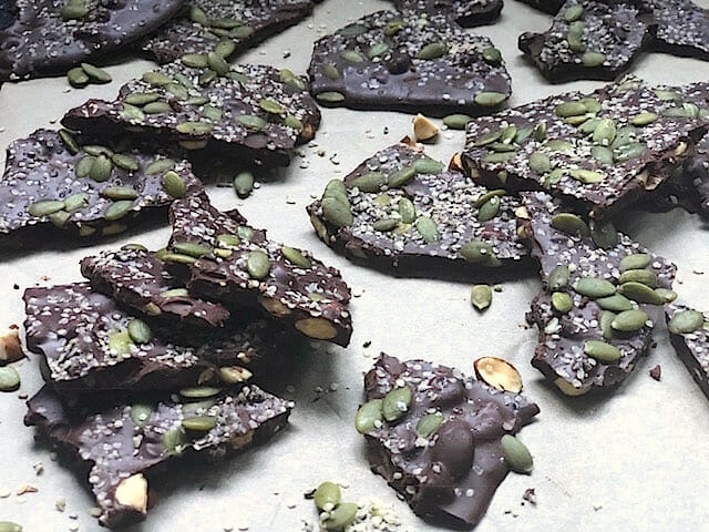 Healthy Dark Chocolate Bark Recipe