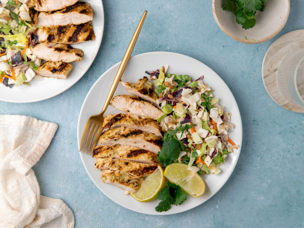 Cilantro Lime Yogurt Grilled Chicken