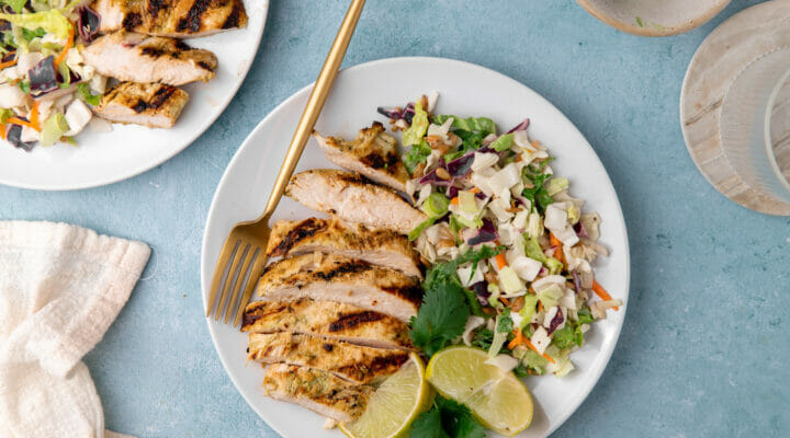 Cilantro Lime Yogurt Grilled Chicken