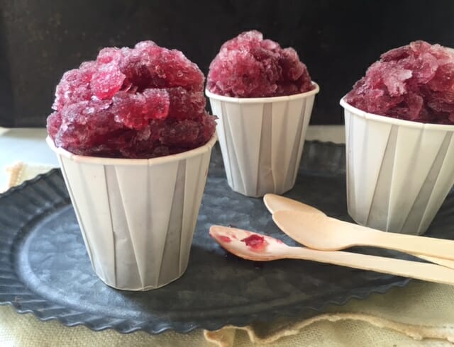 Grape Granita