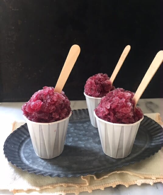 grape granita