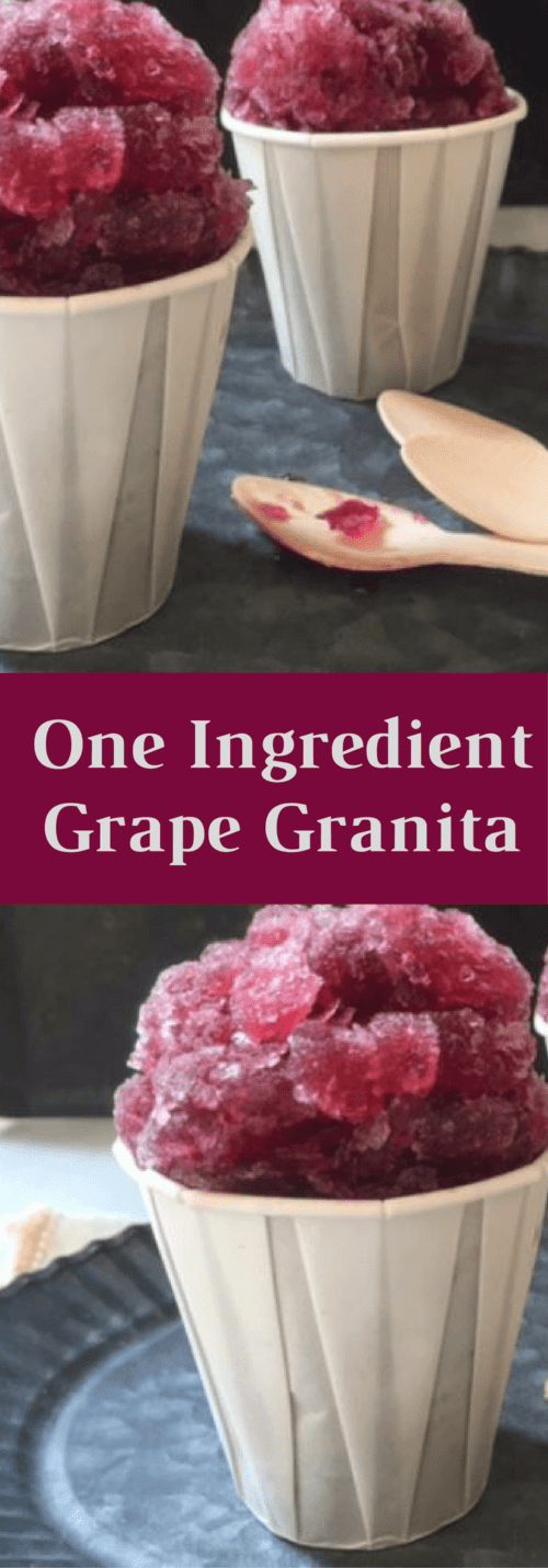 Concord Grape Granita