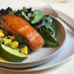 Salmon with Mango Salsa