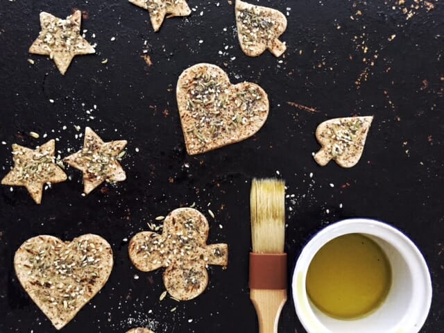 Homemade Flatbread Seed Crackers - Mom's Kitchen Handbook