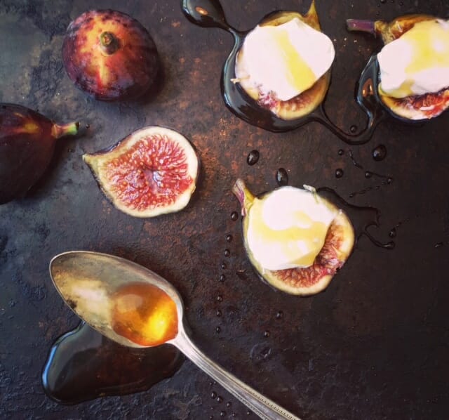 figs with yogurt and honey