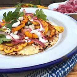 Delicata squash Tacos