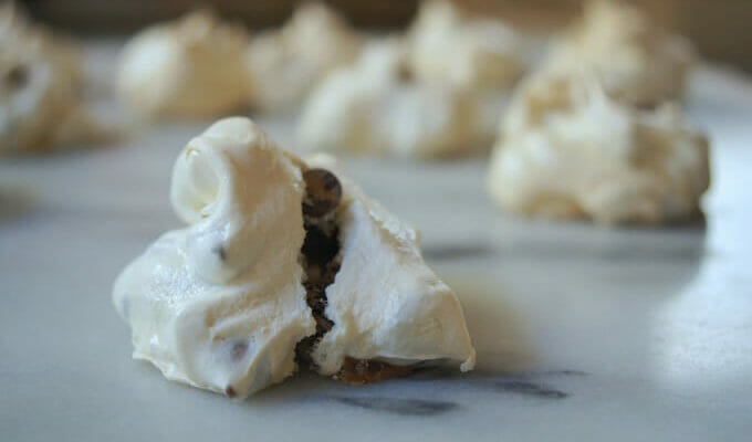 Chocolate Chip Meringue Cookies