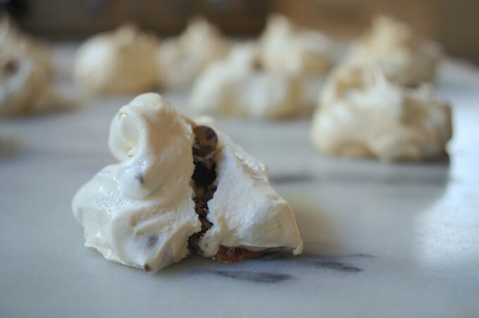 Chocolate Chip Meringue Cookies