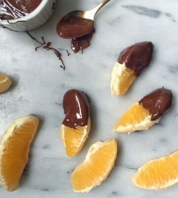 chocolate dipped oranges