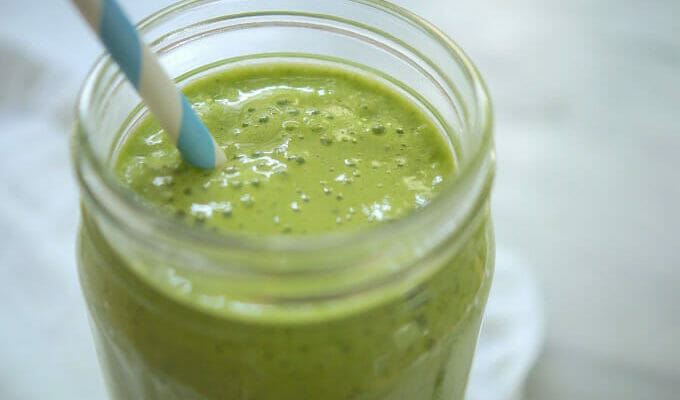 Pineapple Kale Protein Smoothie