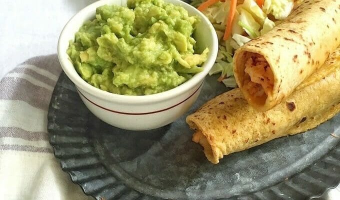 Oven Baked Chicken Taquitos