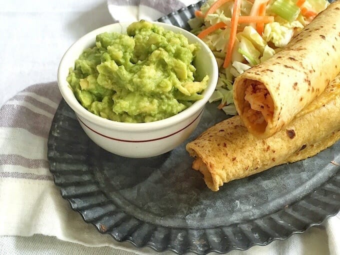 Oven Baked Chicken Taquitos