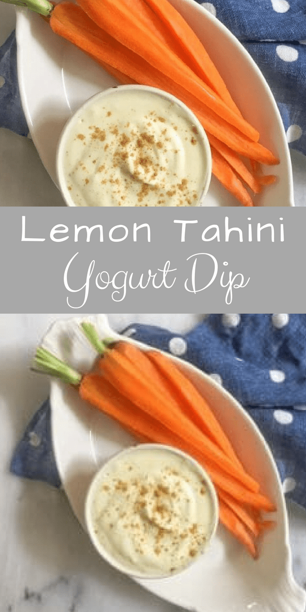 Lemon Tahini Yogurt Dip Mom's Kitchen Handbook