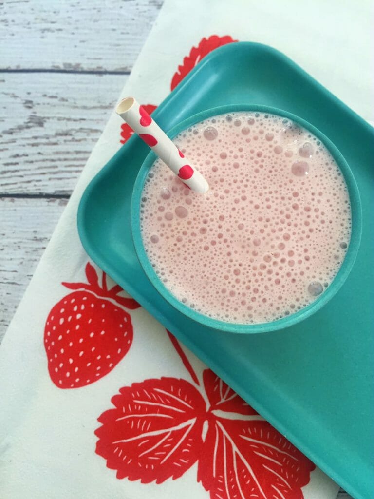 Homemade Strawberry Milk