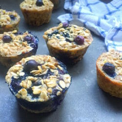 Blueberry Pecan Oatmeal Cups - Mom's Kitchen Handbook