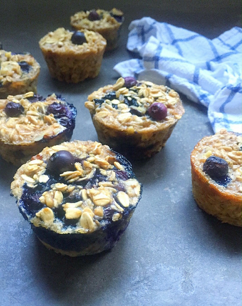 Blueberry Pecan Oatmeal Cups - Mom's Kitchen Handbook