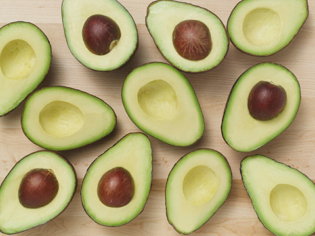 avocado halves with recipes for babies and toddlers