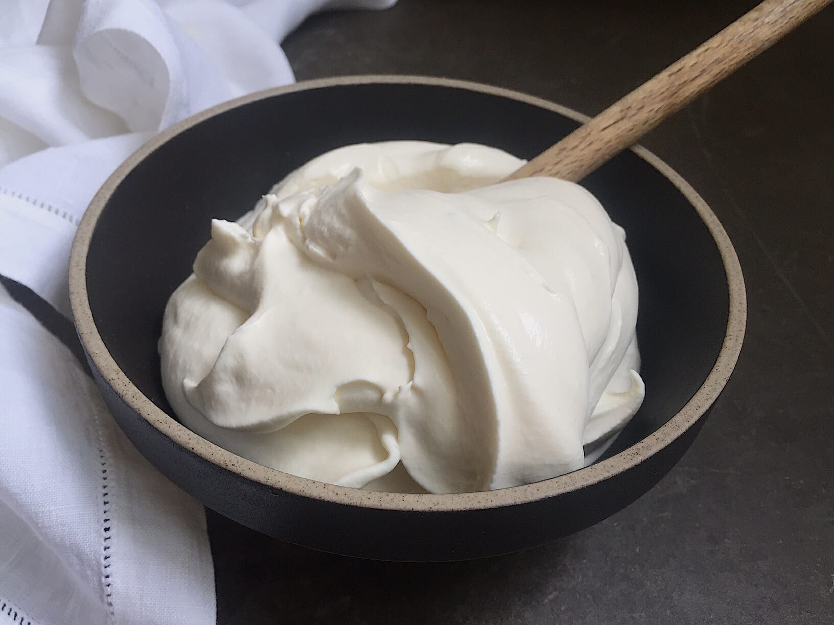 Crème Fraîche Whipped Cream - Mom's Kitchen Handbook