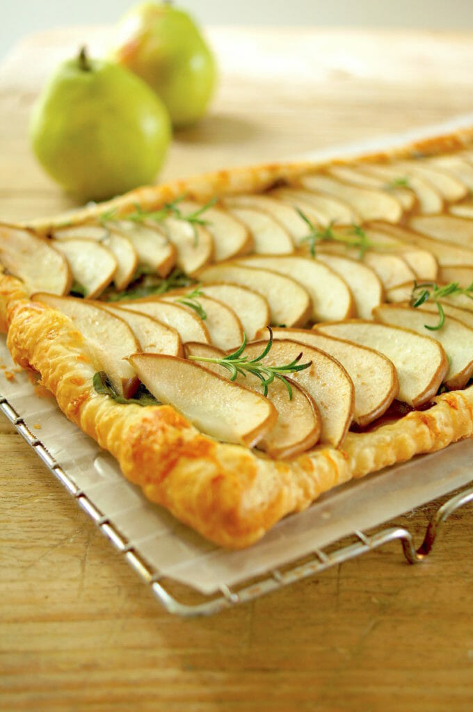 Savory Pear and Gruyere Tart