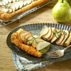 Pear and Gruyere Tart