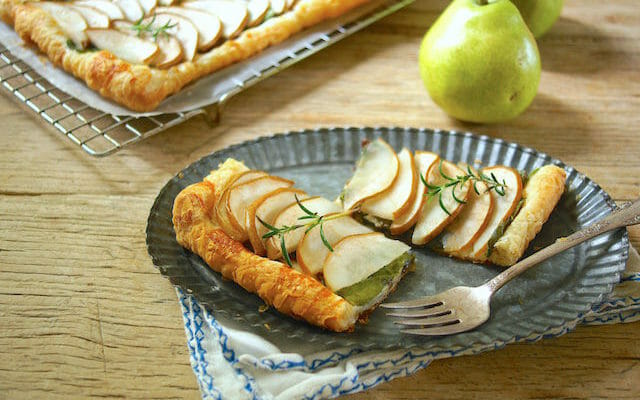 Pear and Gruyere Tart