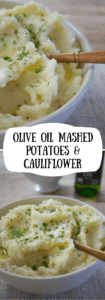 Olive Oil Mashed Potatoes and Cauliflower