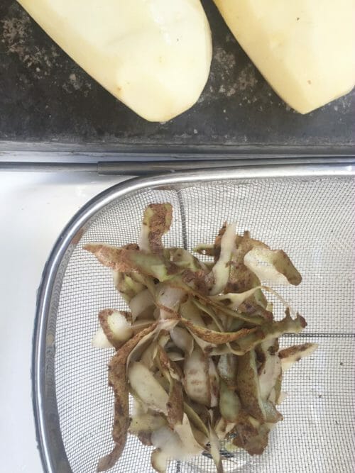 Waffle Iron Potato Peel Latkes Mom's Kitchen Handbook