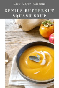 easy vegan butternut squash soup