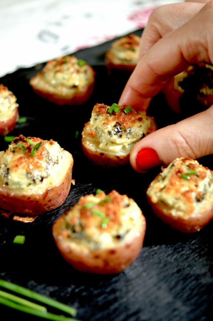 Golden Parmesan Potato Bites