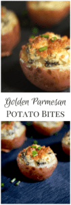 Golden Parmesan Potato Bites