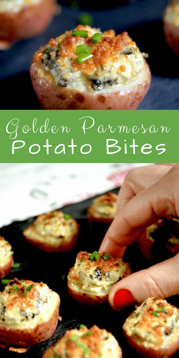 Easy Parmesan Potato Bites are a Tasty Low Cal Appetizer