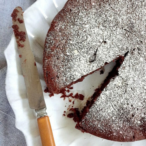 Almost Flourless Chocolate Cake Makes A Rich Special Occasion Cake