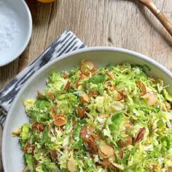 shaved brussels sprouts salad