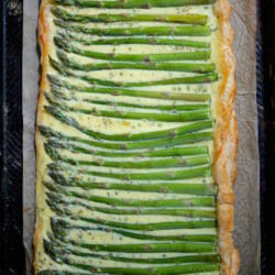 Asparagus and Smoked Salmon Tart