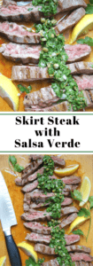 Grilled Skirt Steak with Salsa Verde