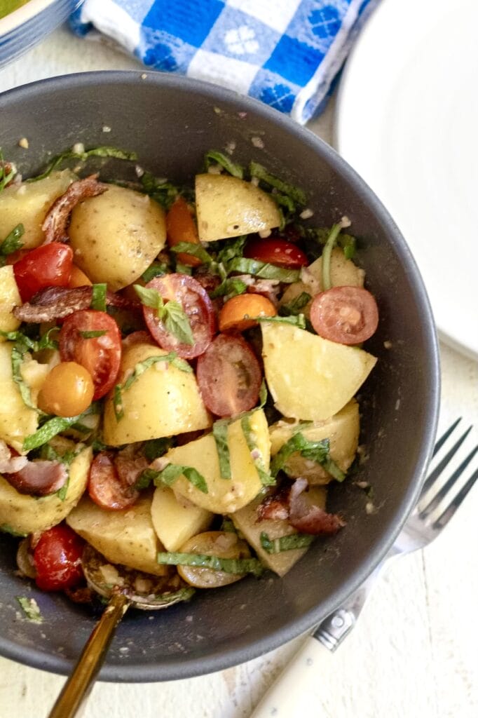warm blt potato salad