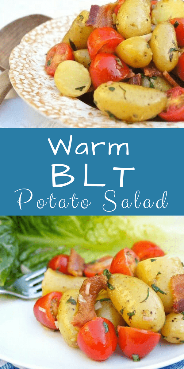 Warm BLT Potato Salad - Mom's Kitchen Handbook