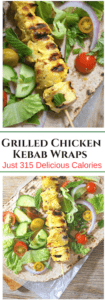 Grilled Chicken Kebab Wraps - Mom's Kitchen Handbook