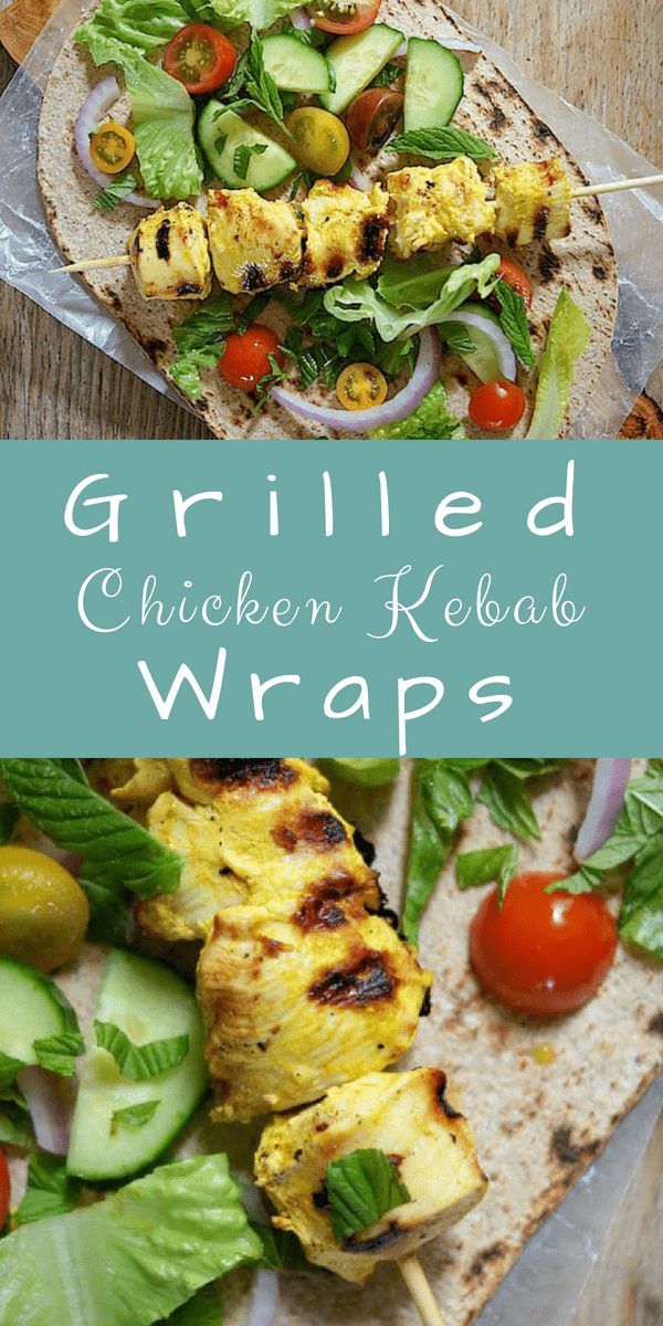 Grilled Chicken Kebab Wraps Mom's Kitchen Handbook