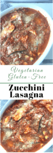 Vegetarian No-Noodle Zucchini Lasagna. Gluten-free, made with tofu (protein!), and delicious - Mom's Kitchen Handbook