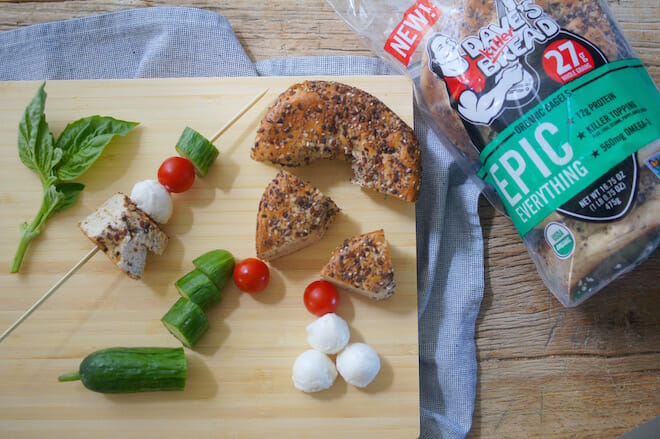 Creative Bagel ideas with Dave's Killer Bread