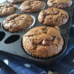 Double Chocolate Zucchini Cupcakes/Muffins