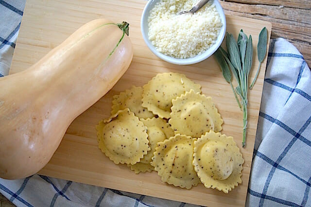 Ravioli with Butternut Squash